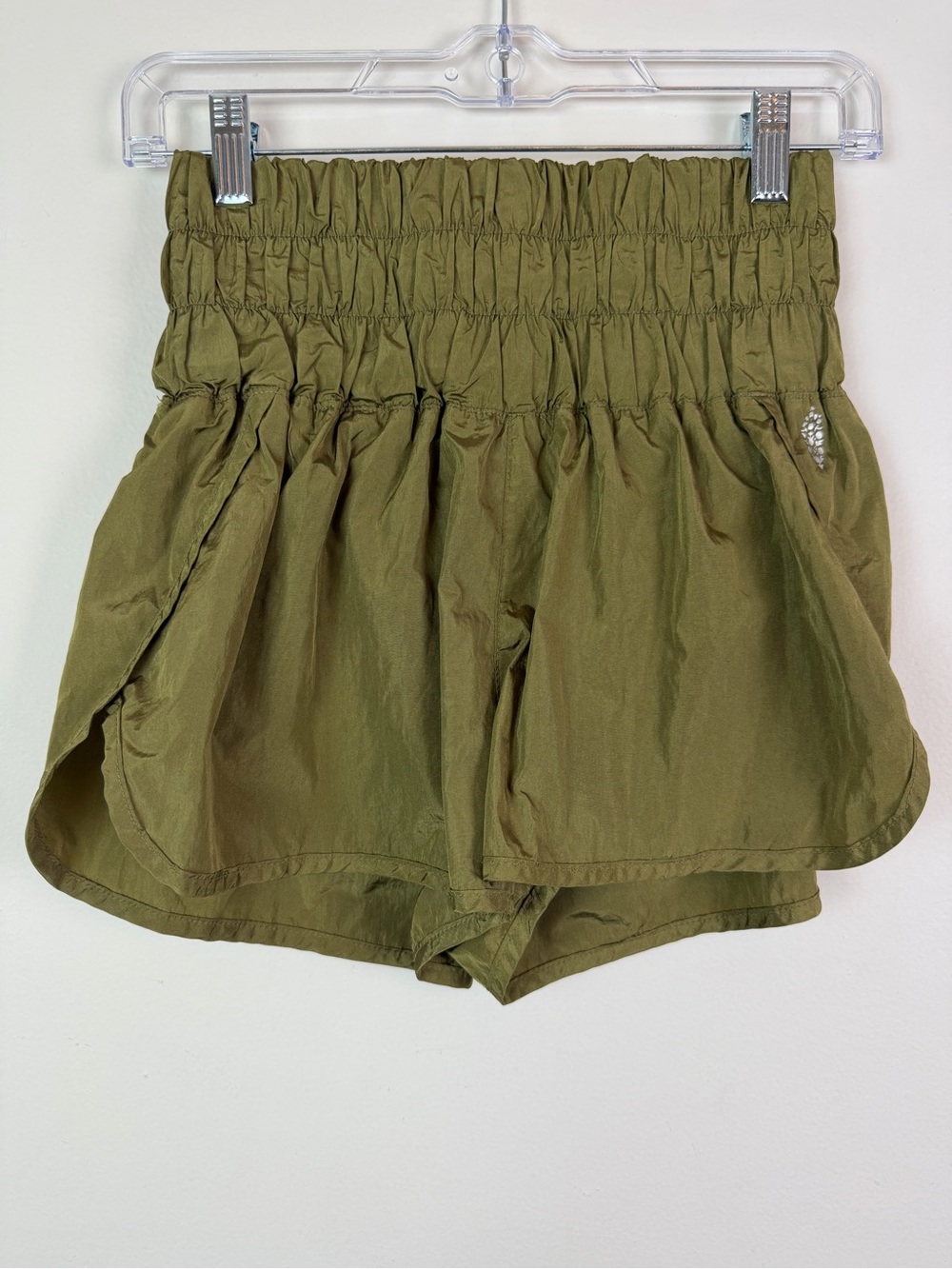 Free People FP Movement The Way Home Shorts in Olive Green Size S